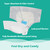 SUNKISS TrustPlus Adult Diapers with Tabs, Unisex, Large, 15 Count