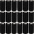 AZEN 18 Pack Self Adhesive Bandage Wrap, 4" X 5 Yards Elastic Cohesive Bandage Wrap, Black Athletic Tape, Tattoo Grip Tape Wrap, Vet Wrap, Ankle Tape