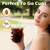 Lamosi 100 Pack 12 oz Clear Plastic Cups with Lids and Straws