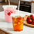 Lamosi 100 Pack 12 oz Clear Plastic Cups with Lids and Straws