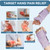 Comfytemp Wrist Ice Pack Wrap for Carpal Tunnel Relief, 2 Gel Packs, FSA Eligible Items Only List, Hot Cold Compression Brace for Hand Injuries Reusable, Tendonitis, Men Women Recovery Item (Purple)