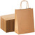 YEEHAW 100 pcs Brown Paper Gift Bags with Handles, 8"x4.5"x10.8", Medium