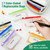 A8 Waterproof Pill Pouch Set, Pill Pouches for Travel with 14 Color Pouches