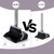 XXFLOWER Broom and Dustpan Combo Set,55" Long Handle,Charcoal