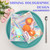 JETMORE Holographic Bags, 300 PCS Mylar Bags, Clear Candy Bags, 5.5x7.9in