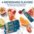 Aibiodi Electrolytes Powder Packets - Sugar Free & Zero Calorie Liquid Daily IV Drink Mix - Instant Hydration & Energy Supplement with 6 Electrolytes and 5 Vitamins, Keto Friendly & Vegan - 36 Sticks