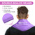 RelaxCoo Neck Ice Pack Wrap, Reusable Gel Ice Pack for Neck Shoulders, Cold Compress Therapy for Pain Relief, Injuries, Swelling, Bruises, Sprains, Inflammation and Cervical Surgery Recovery Purple-2