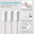 dearlomum 96PCS Baby Tongue Cleaner, Newborn Toothbrush Bulk Pack