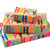 BIOBROWN Kraft Wrapping Paper Roll Colorful Text Happy Birthday Design Perfect for Birthday Holiday Wrap 30 inch X 33 feet