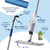 Bona Spray Mop Air - Includes Multi-Surface Floor Cleaner Concentrate and Microfiber Pad - Lemon Mint Scent - Lightweight & Compact Mop