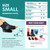 BraceAbility Neuropathy Socks (3 Pairs) - Multipack Peripheral Compression Diabetic Toeless Foot Sleeves for Nerve Damage in Feet, Ankle Gout, Plantar Fasciitis Relief for Men and Women (S - Black)