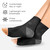 BraceAbility Neuropathy Socks (3 Pairs) - Multipack Peripheral Compression Diabetic Toeless Foot Sleeves for Nerve Damage in Feet, Ankle Gout, Plantar Fasciitis Relief for Men and Women (S - Black)