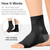 BraceAbility Neuropathy Socks (3 Pairs) - Multipack Peripheral Compression Diabetic Toeless Foot Sleeves for Nerve Damage in Feet, Ankle Gout, Plantar Fasciitis Relief for Men and Women (S - Black)
