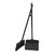 Carlisle FoodService Products Short-Handle Dust Pan and Broom Set, 36 Inch