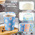 SIUQ 300 Pack Paper Cups 8 oz, Disposable Coffee Cups - Daisy Floral