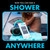 DUDE Wipes On-The-Go No Rinse Shower Body Wipes, Fragrance Free, 24 Count