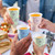 Clawsoff 300 Pack Paper Cups 8 oz, Disposable Coffee Cups 8 OZ（Colourful ）