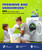 5X Power Deep Cleaning Washing Machine Cleaner Tablets, No More Odor & Pet Fur Enzyme Washing Machine Cleaning Tablets, Washer Cleaner For HE Top Front Load, Septic Safe, 24 Counts/1 Year Supply