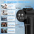 APHERMA Massage Gun, Muscle Massage Gun for Athletes Handheld Electric Deep Tissue Back Massager, Percussion Massage Device for Pain Relief with 30 Speed Levels 9 Heads Black