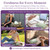 XL Adult Wipes for Elderly - 224 Count Body Wipes for Adults Bathing No Rinse, 12" x 8" Disposable Incontinence Washcloths, Fragrance Free, Sensitive Skin, Aloe & Vitamin E, Hypoallergenic ProHeal