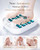 SPA4PIEDS Foot Spa Bath Massager with Heat, Bubble Jets, Red Light & Timer, Pedicure Foot Spa with 95-118℉ Temperature Control, 8 Shiatsu Rollers, Pumice Stone, Gift for Women,Men,Dad