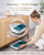 SPA4PIEDS Foot Spa Bath Massager with Heat, Bubble Jets, Red Light & Timer, Pedicure Foot Spa with 95-118℉ Temperature Control, 8 Shiatsu Rollers, Pumice Stone, Gift for Women,Men,Dad