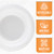 200 Count Disposable 18 ounce White Plastic Soup Bowls