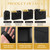 Epoesch 30 Pack Black Small Gift Bags with Handles and 30 Tissue Papers