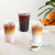 AOZITA 100 Pack 24 oz Disposable Plastic Cups With Strawless Sip-Lids, Clear Plastic Iced Coffee Cups Go for Drinks, Bubble Tea, Cold Beverage - BPA Free