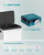 SONGMICS Trash Bags, Drawstring Kitchen Garbage Bags, Pre-Separated