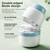 Pill Cutter - Pill Splitter for Small Pills with Stainless Steel Blade in one Third/Fourth, Suitable for Cuting Vitamins, Tablets (1/4Blue + 1/3Grey)