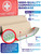 Premium Elastic Bandage Wrap - 6” (10pk) - Self-Closing Compression Bandage