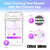 Easy@Home Ovulation Test Strips, 100 Pack Fertility Kit with 100 Urine Cups