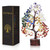YATSKIA 7 Chakra Tree of Life - Crystals and Healing Stones | Birthday Gifts | Crystal Tree for Positive Energy | Home & Office Decor | Gifts for Women