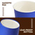 YEEHAW 16 oz Coffee Cups with Lids, Blue, 100 Pack