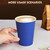 YEEHAW 16 oz Coffee Cups with Lids, Blue, 100 Pack