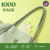 Glotoch 1000 PCS Individually Wrapped Clear Plastic Straws, 10.25'' Long
