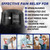Large Ice Pack for Injuries Reusable Gel for Lower Back, Cold Packs Wrap for Shoulder, Knee, Elbow, Hip, Leg, Soft Cold Compress,16 × 9",Black
