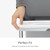 simplehuman Code N 60 Count Custom Fit Liners, Drawstring Kitchen Trash Bags, One-by-One Mess-Free Dispense, Extra Thick & Double Seamed, 50% PCR Plastic, 40-50 Liter / 10.6-13 Gallon, White