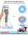 Waterproof Extra Wide Full Leg Cast Cover for Shower with Non-Slip Bottom