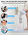 Waterproof Extra Wide Full Leg Cast Cover for Shower with Non-Slip Bottom