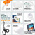 EVERLIT Burn Kit with Sterile Waterproof Wound Dressing | Hydrogel-Foam Burn Dressings, Burn Gel, Non-Stick Pads, Gauze & Shears | 30pcs First Aid Supplies for Instant Cooling, Soothing & Relief