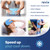 REVIX Large Cold Packs for Injuries, Hot & Cold Compress with 2 Gel Packs