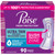 Poise Ultra Thin Incontinence Pads for Women, 4 Drop, Wings, 90 ct