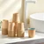 Lamosi 600 Pack 3 OZ Kraft Paper Cups, Disposable Bathroom Cups