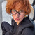 GUDVUE Blue Light Blocking Glasses for Women Metal Cat Eye Frame