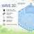 Fresh Products Wave 3D Urinal Screen Deodorizer, Cotton Blossom, 10 packs