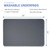 Accompagner Incontinence Bed Pads Washable Waterproof, Ultra-Absorbent Reusable Underpads for Diaper Changing, Nursing, Bedridden, Adults, Seniors, Kids and Dogs (Dark Gray, 4Pack-36" x54")