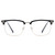 Cyxus Square Blue Light Blocking Glasses, Semi Rim TR90 Metal Frame 8252