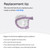 ResMed P10 Nasal Pillow Cushion - Replacement Silicone CPAP Mask Cushion - Frame System & Headgear Not Included - Premium CPAP Accessory - X-Small